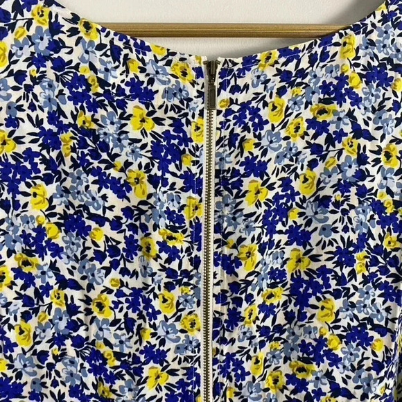 Old Navy Yellow and Blue Floral Shift Dress - Picture 9 of 11